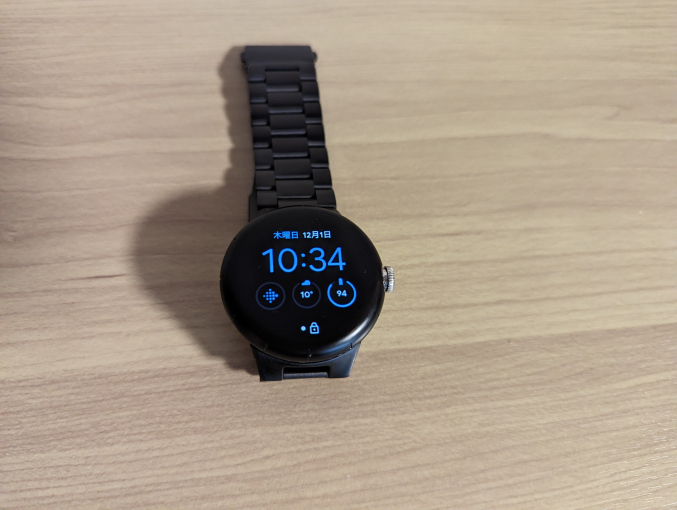 Miimall Google Pixel Watch専用 バンド ステンレス Pixel Watchにつけたところ1