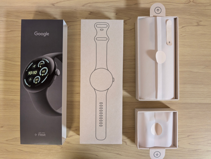 Google Pixel Watch 3 45mm 外箱 内箱 さらに内箱1